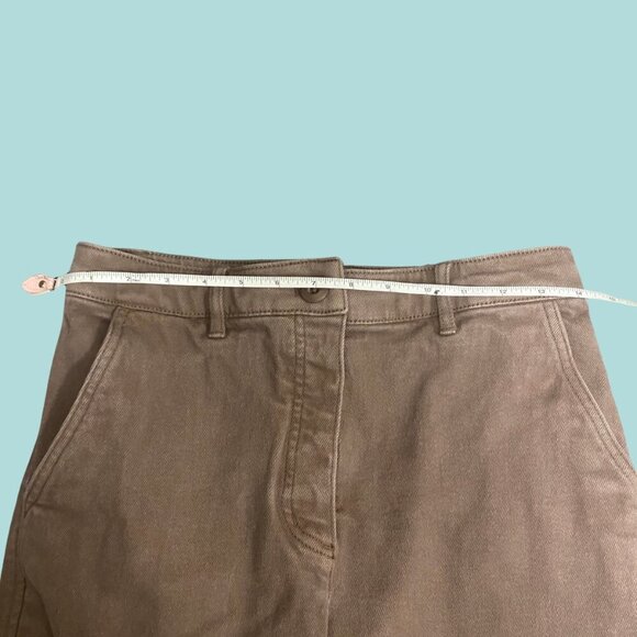 Wilfred Free Brown Cargo Pants Size 6 – High Waist Utility Streetwear - Picture 6 of 10